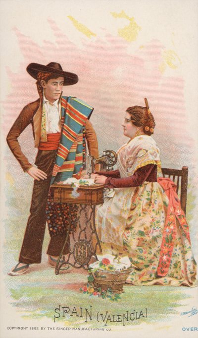 Máquina de coser, España, Valencia de American School
